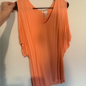 VENUS Vibrant Orange Tunic Top